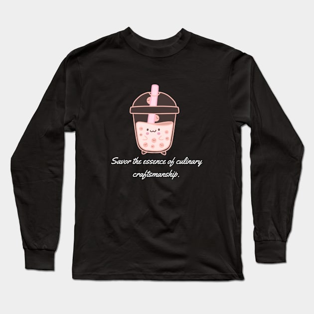 Savor the essence of culinary craftsmanship. Long Sleeve T-Shirt by Nour